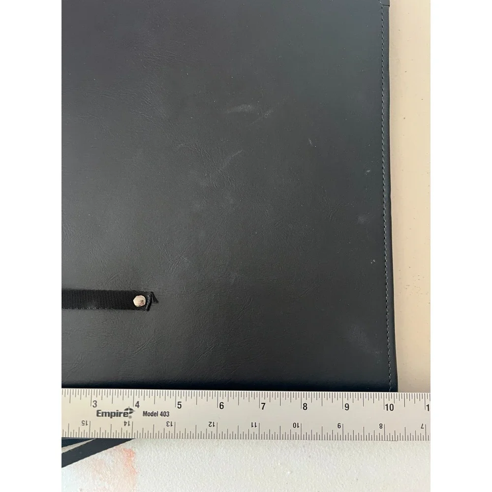 Rondofile Choral Pro Sheet Music Folder Choir Folder Binder Black Elastic Strap